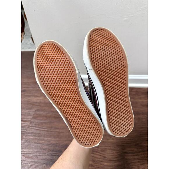 Vans Sk8 Hi Glitter Sparkle High Top Zipper Back Shoes Women - Picture 3 of 8